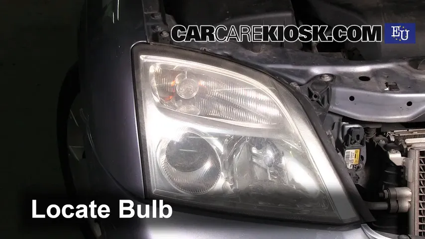 2004 Opel Signum Sport 2.0L 4 Cyl. Turbo Lights Headlight (replace bulb)